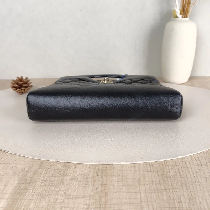 Chanel Crossbody Bag31Bag Black Waxed Leathermini23 × 5.5 × 22 cm — cover view 3 of 6