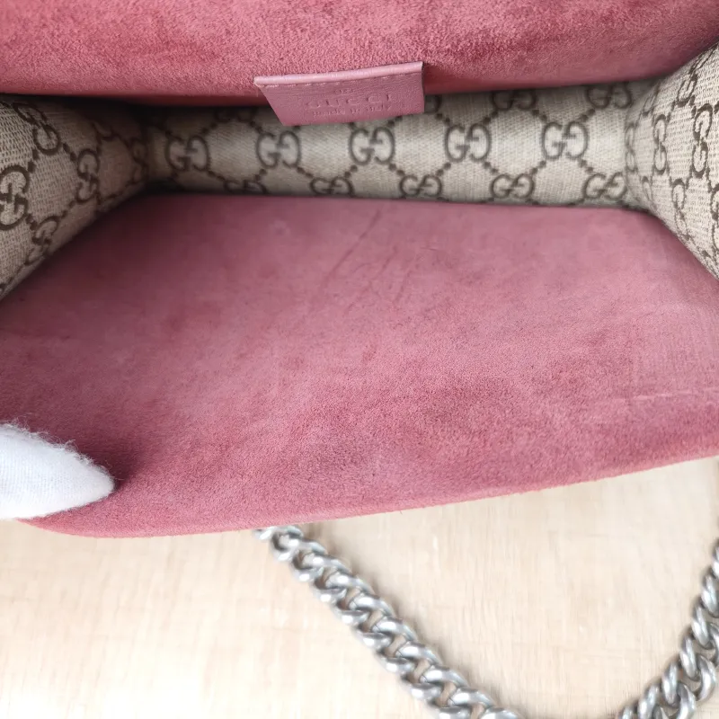 GUCCI Crossbody Bag Dionysus Monogram PVC Mini 20 × 5 × 15.5 cm — detail view 16 of 16