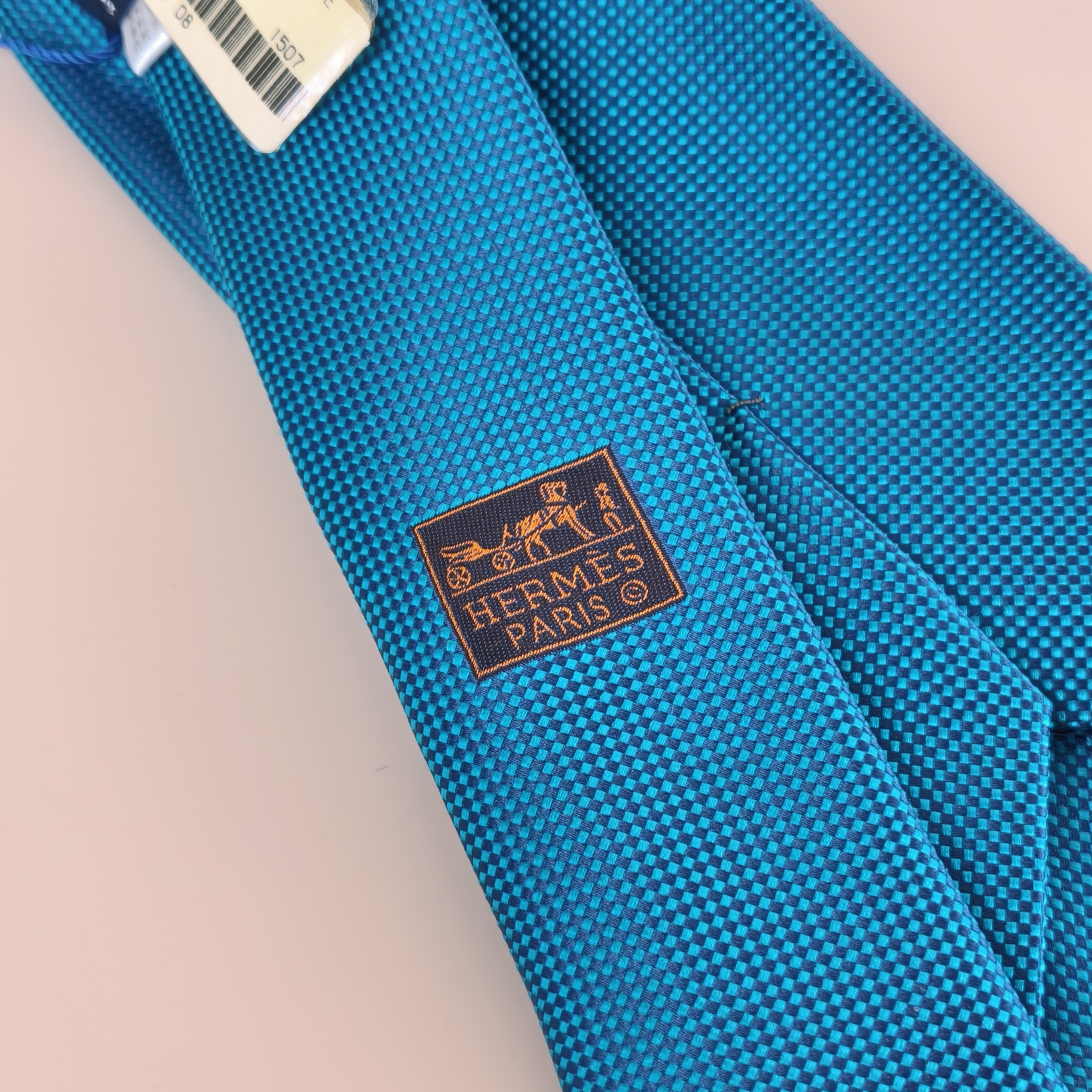 Hermès Blue Silk One Size146*8cm — cover view 7 of 8