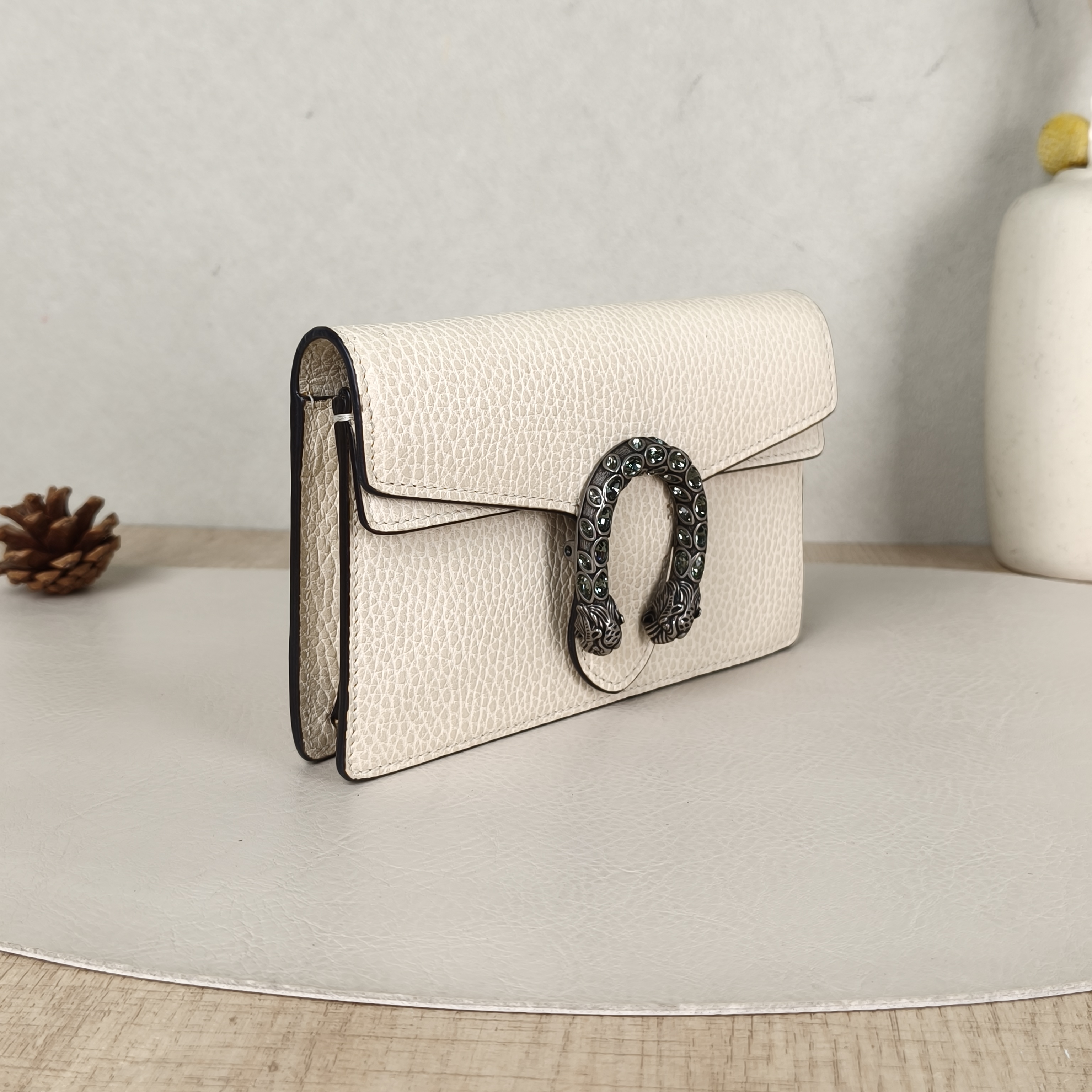 GUCCI Crossbody Bag Dionysus White Calfskinmini16.5 × 4.5 × 10 cm — cover view 4 of 6