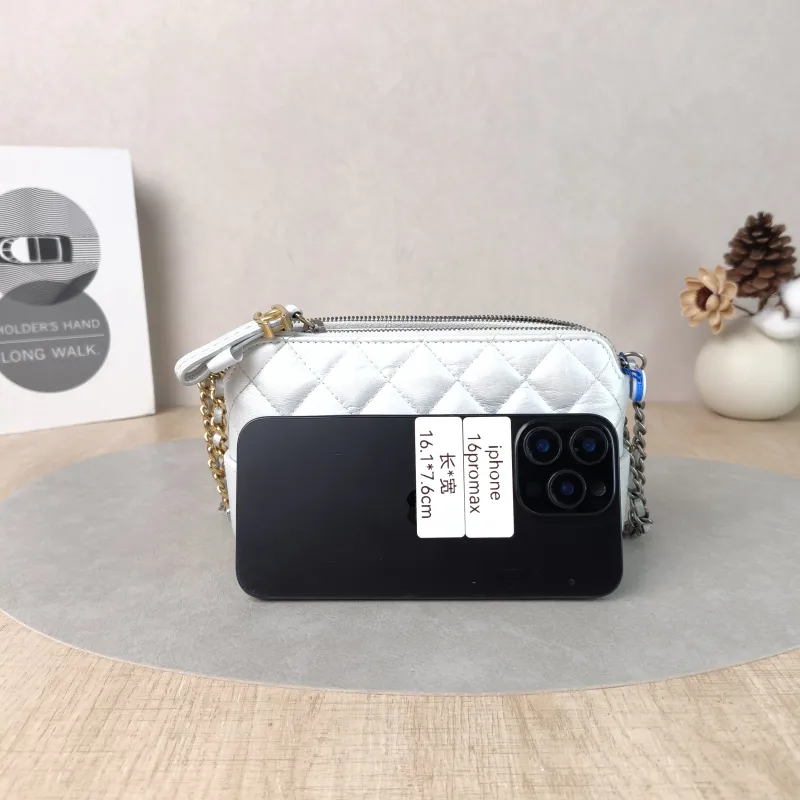 Chanel Crossbody Bag Gabrielle Gabrielle Bag Silver Calfskinmini19 × 4 × 10 cm — cover view 5 of 6