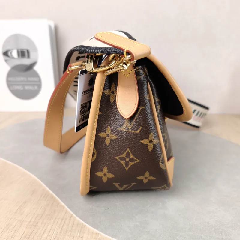Louis Vuitton Crossbody Bag Diane Baguette Bag Shoulder Strap PVC Small 24 × 9 × 15 cm — detail view 10 of 13