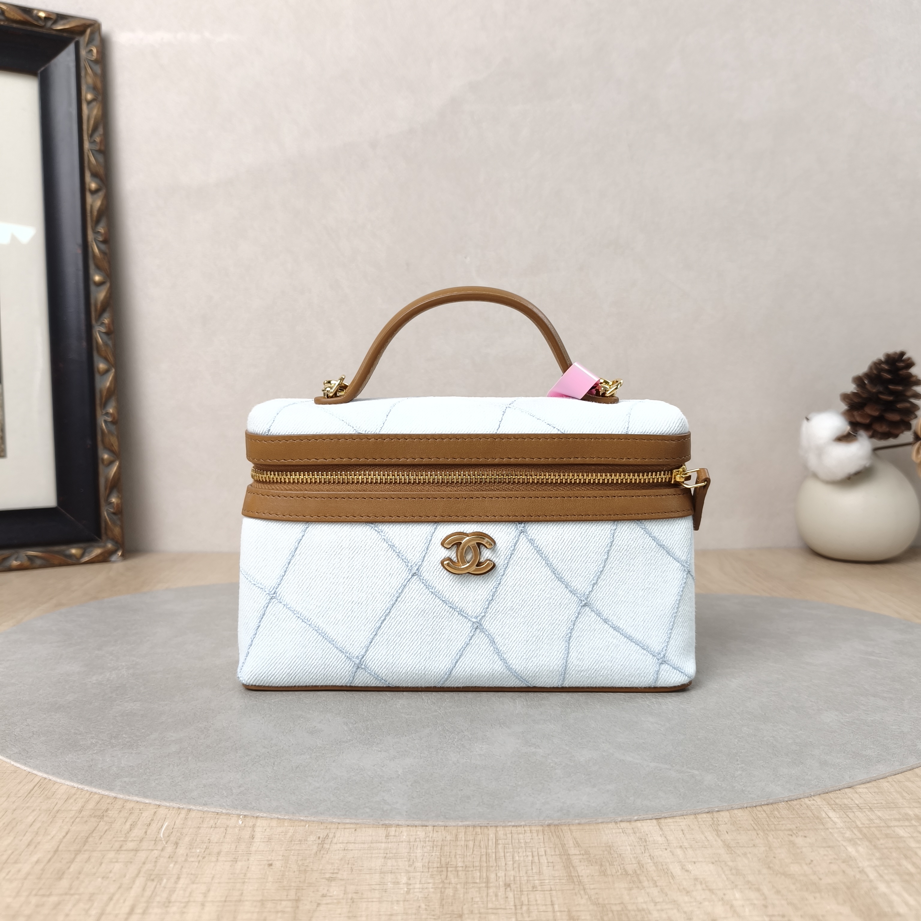 Chanel Crossbody Bag26m coco-beach Collection lp Blue One Size19.5 × 5 × 17 cm
