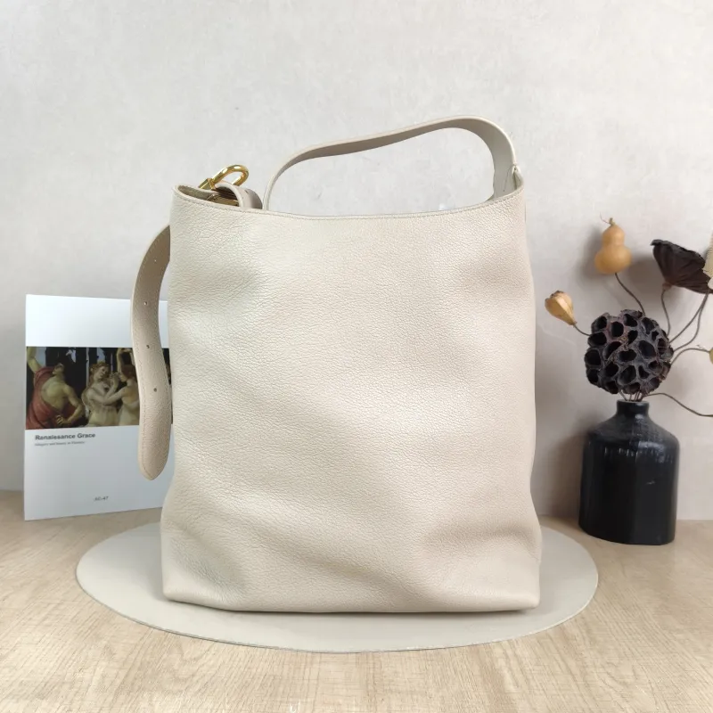 Louis Vuitton Shoulder Bag Low Key Hobo Shoulder Bag White Calfskin Medium 31 × 18 × 35 cm