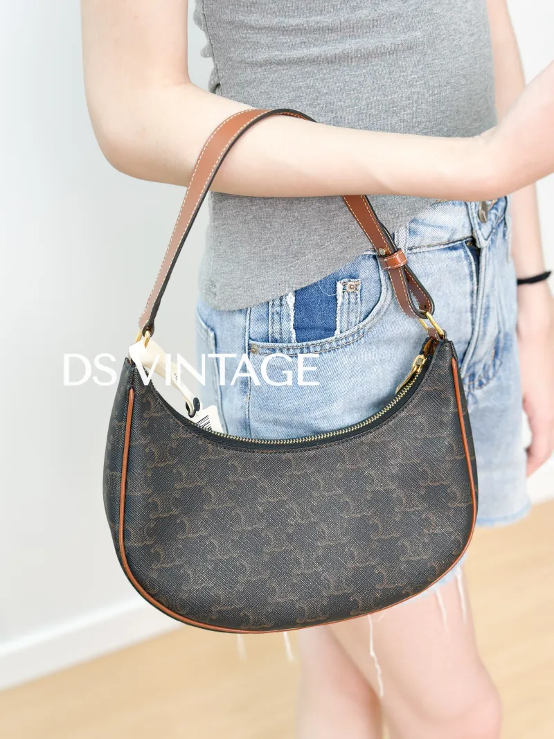 CELINE Shoulder Bag AVA Monogram PVC Medium23 × 7 × 19 cm — on-model view 2 of 3
