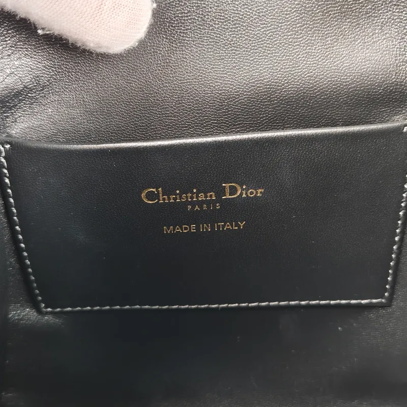DIOR Backpack Caro Shoulder Bag Black SL ambskin Small18 × 8.5 × 18.5 cm — detail view 9 of 13