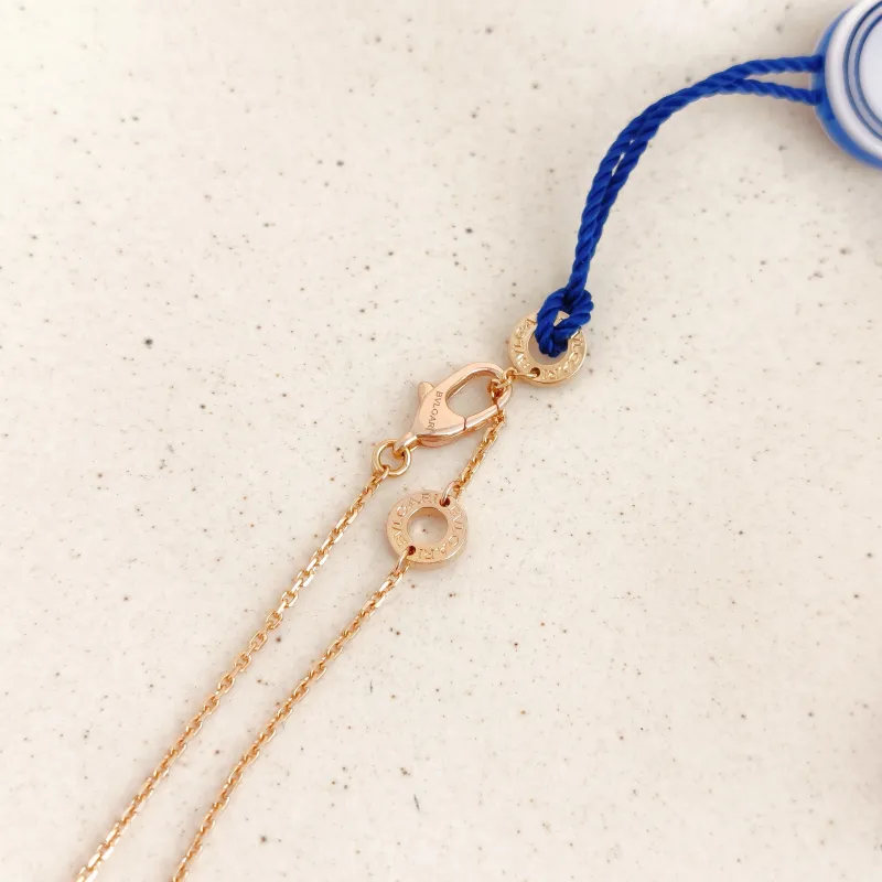 Bvlgari Necklace DIVAS’ DREAM Collection Pearl White Mother-of-Pearl Diamond18KR ose Gold Medium44cm — cover view 4 of 8
