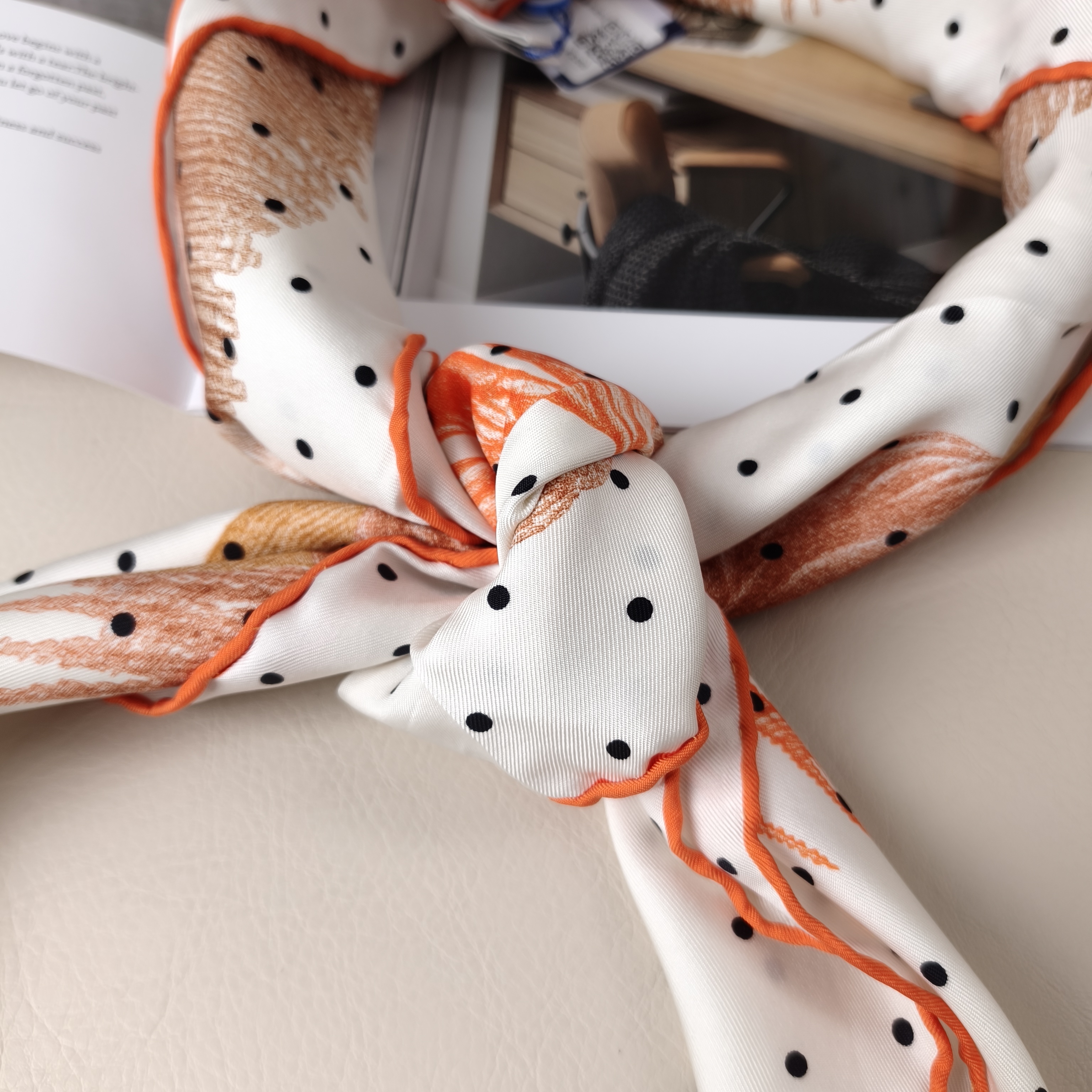 Hermès Colorblock Silk One Size90*90 — cover view 4 of 11