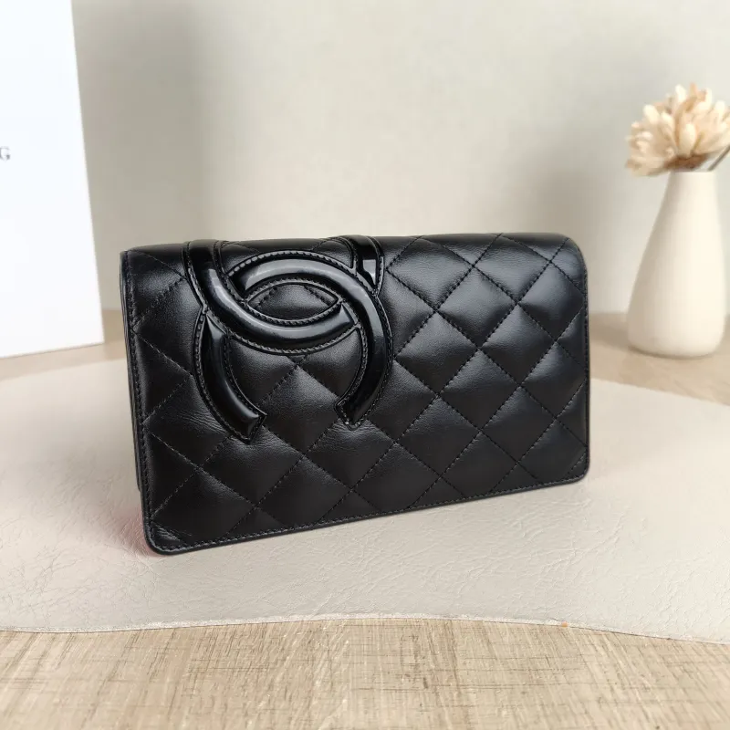 Chanel Wallet Wallet Black CC alfskin Edition 18*10 15 — cover view 3 of 5
