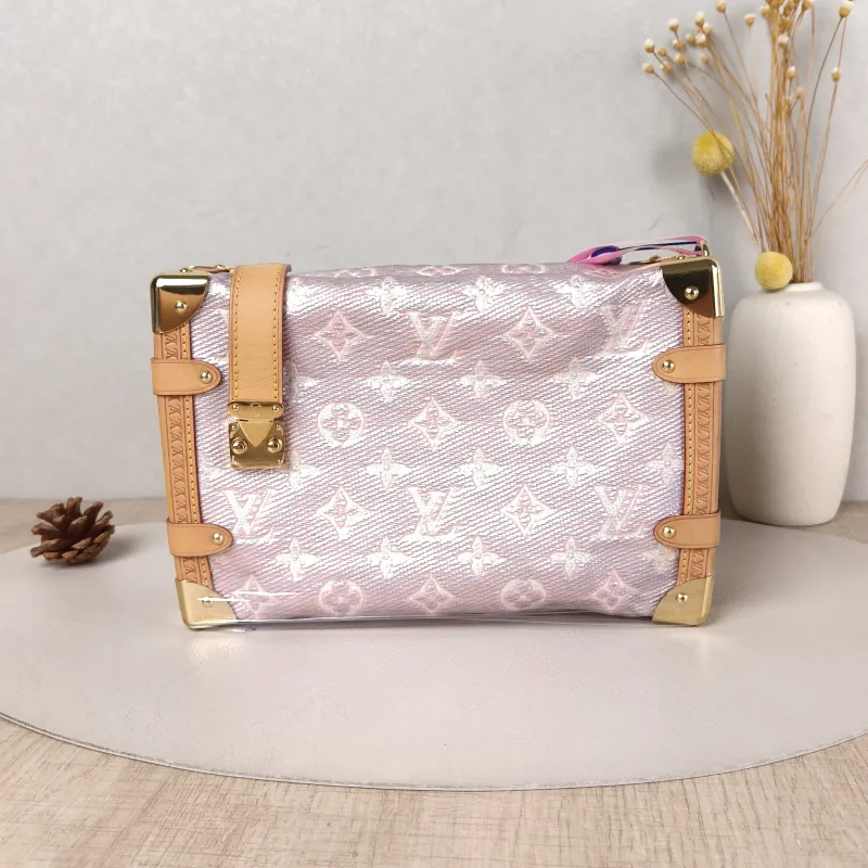 Louis Vuitton Crossbody Bag Side Trunk Box PVC Medium 23.5 × 8.5 × 16 cm
