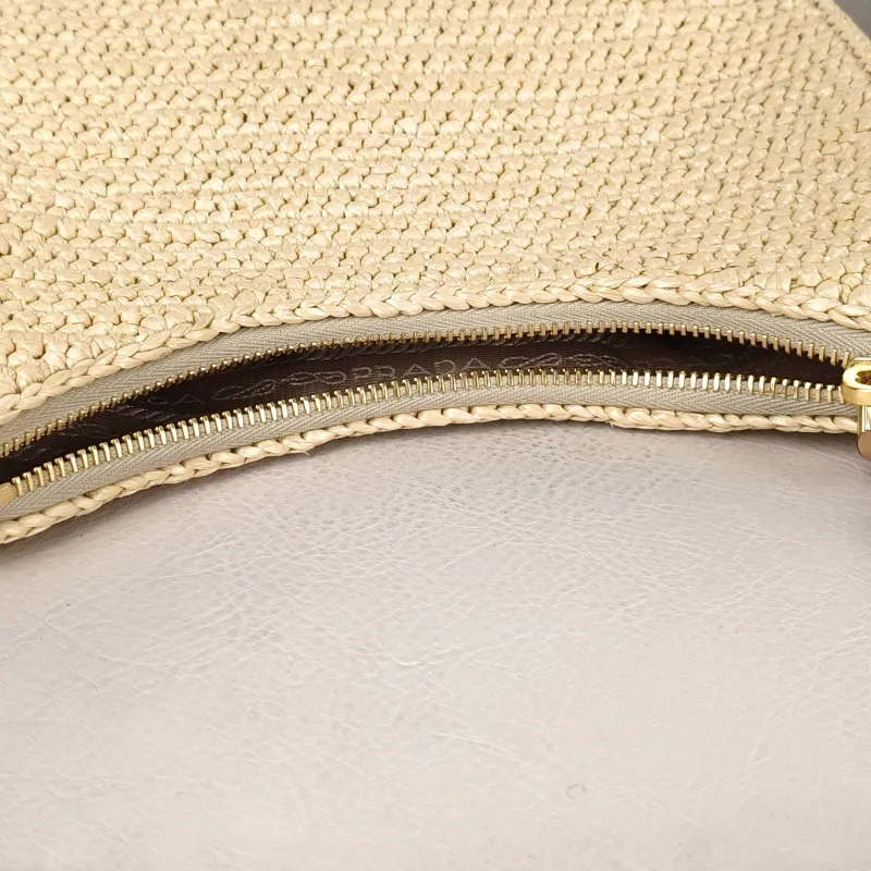 PRADA Crossbody Bag Re-Edition 2005 Hobo Woven Mini 22 × 6 × 18 cm — detail view 6 of 14