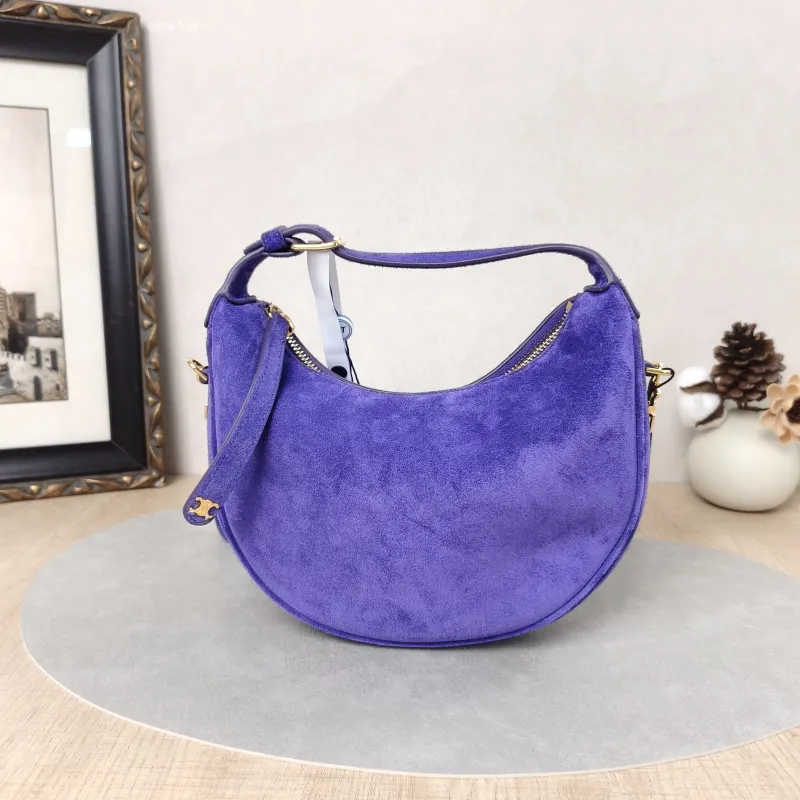 CELINE Crossbody Bag TEEN LULU hobo Calfskin Small21 × 5 × 24 cm