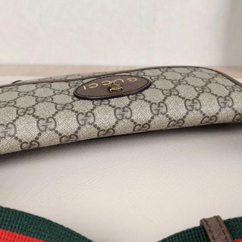 GUCCI Crossbody Bag Neo Vintage Belt Bag Monogram PVC Medium 24 × 4 × 17 cm — detail view 2 of 11