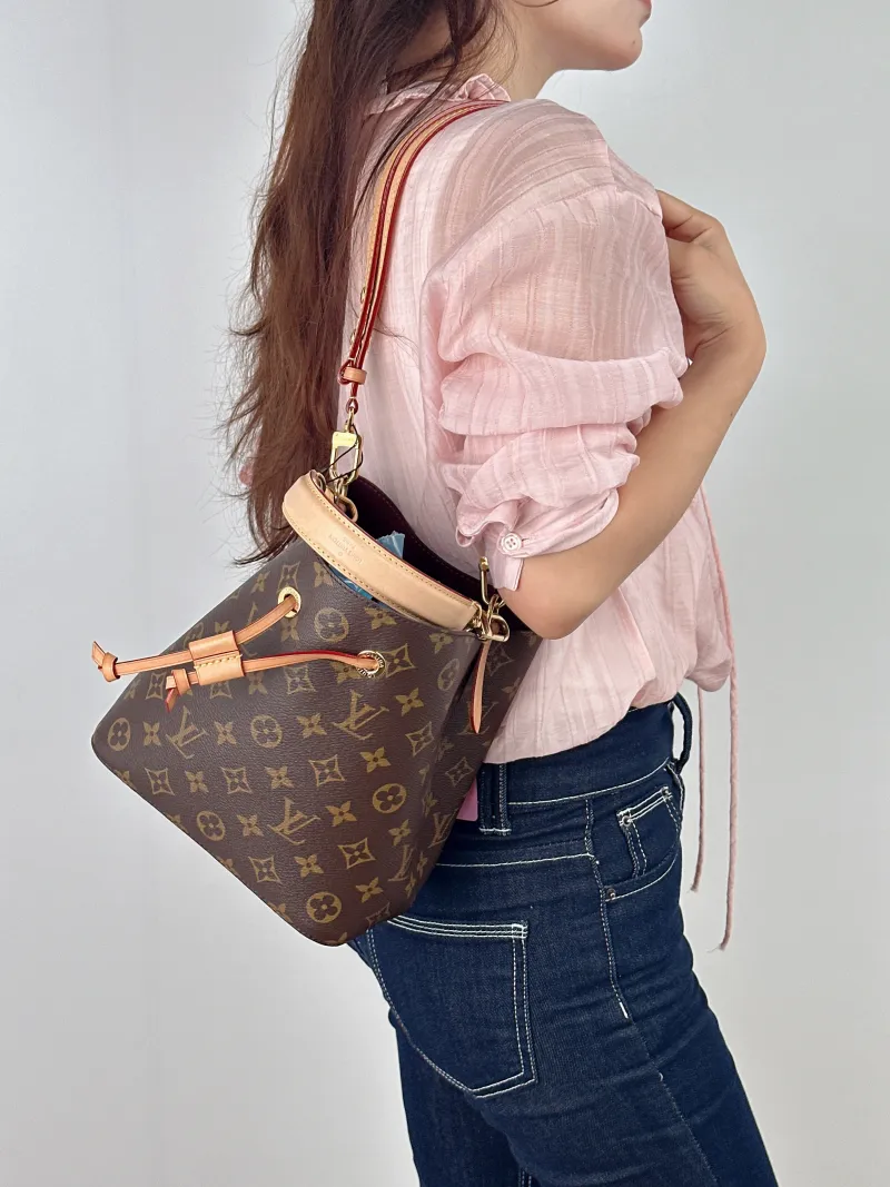 Louis Vuitton Crossbody Bag NÉONOÉ Bucket Bag BB Monogram PVC BB 20 × 13 × 20 cm — on-model view 2 of 2