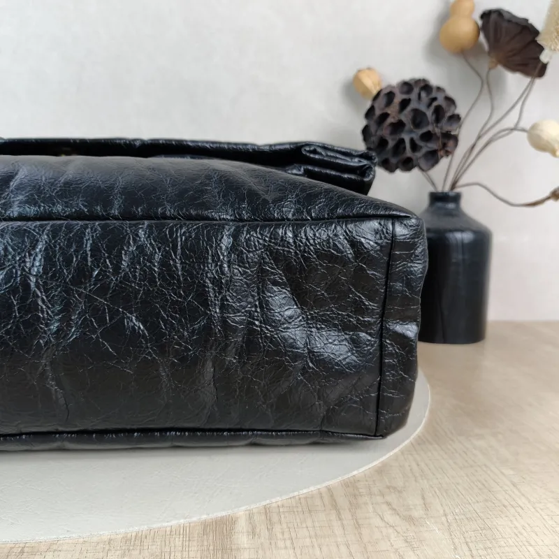 BALENCIAGA Shoulder Bag MONACO Chain Bag Black Calfskin Large43 × 15 × 33 cm — detail view 1 of 13