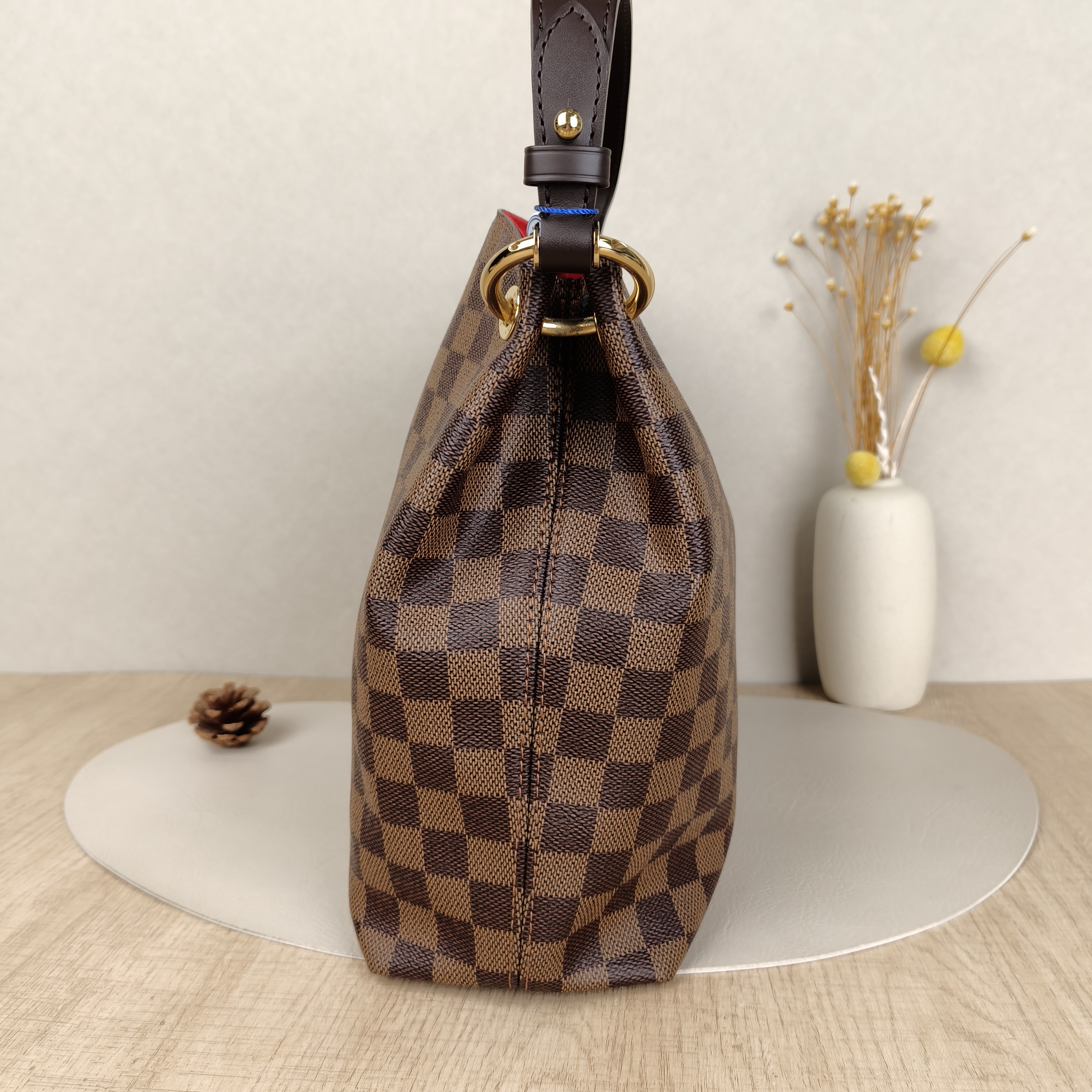 Louis Vuitton Shoulder Bag Graceful Shoulder Bag Damier Ebene PVC Small35 × 11 × 30 cm — cover view 6 of 9