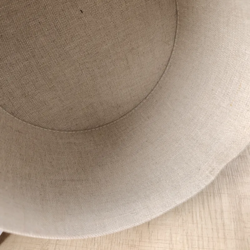 CELINE Crossbody Bag Tambour White Canvas Medium17 × 17 × 12 cm — detail view 12 of 16