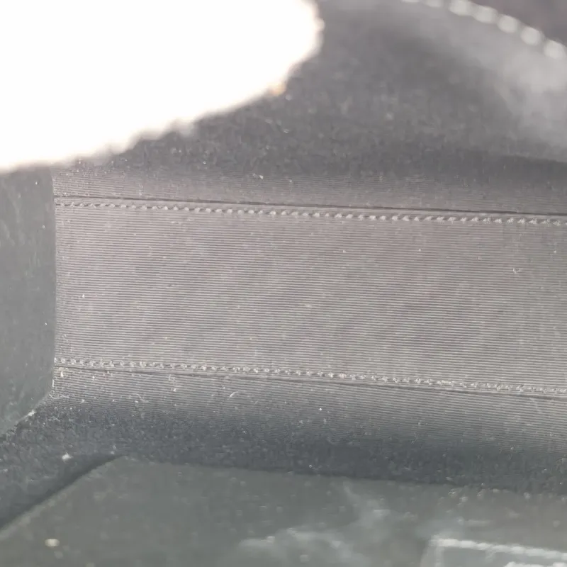 SAINT LAURENT Shoulder Bag MANHATTAN Black Embossed Calfskin Medium 29 × 7.5 × 20 cm — detail view 3 of 10
