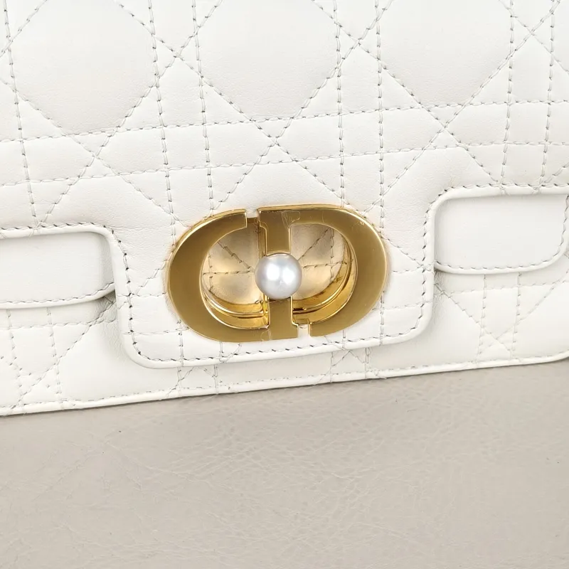 DIOR Crossbody Bag Jolie Top Handle Pearl Crossbody Bag White Calfskinmini19 × 7 × 12 cm — detail view 2 of 14