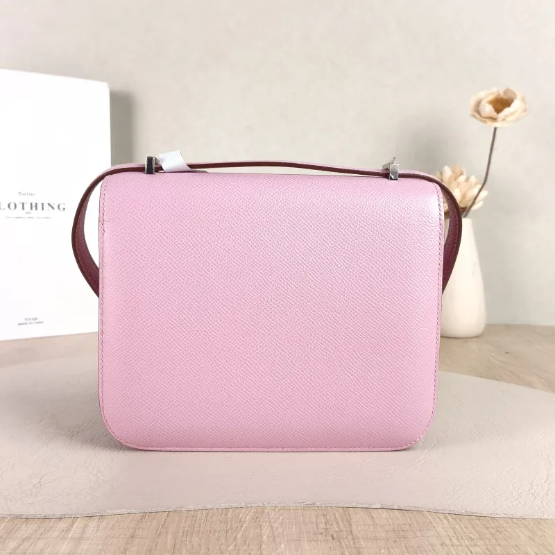 Hermès Crossbody Bag Constance 19 Silver-Tone Hardware X9 Epsom Calfskin Mini 18 × 4 × 15 cm k — cover view 4 of 6