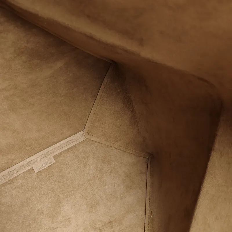 LOEWE Shoulder Bag Puzzle Fold Shopping Tote Brown Calfskin Large 42 × 41 × 18 cm — detail view 6 of 10
