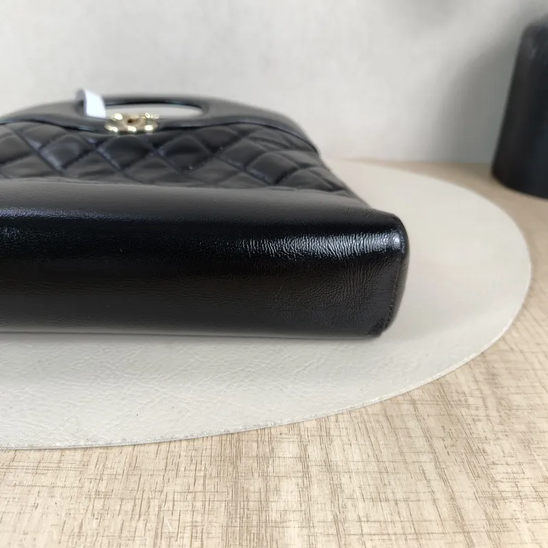 Chanel Crossbody Bag 31Bag Black Waxed Leather Mini 23 × 5.5 × 22 cm — detail view 5 of 13