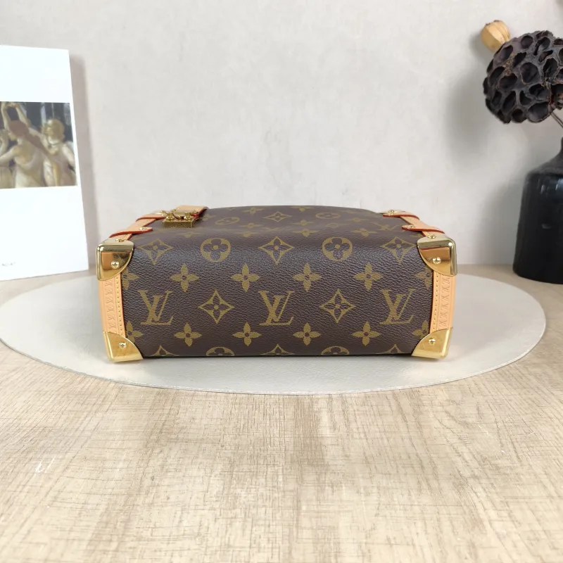 Louis Vuitton Crossbody Bag Side Trunk Box Monogram PVC Medium 23.5 × 8.5 × 16 cm — cover view 3 of 6