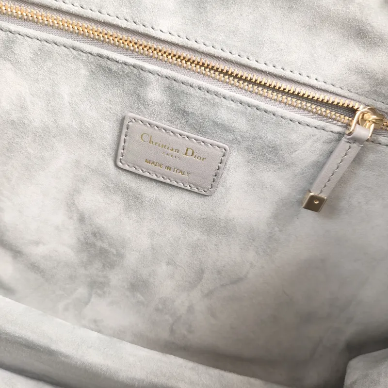 DIOR Top Handle Bag Book Tote Green Calfskin Medium 36 × 16.5 × 27.5 cm — detail view 11 of 13