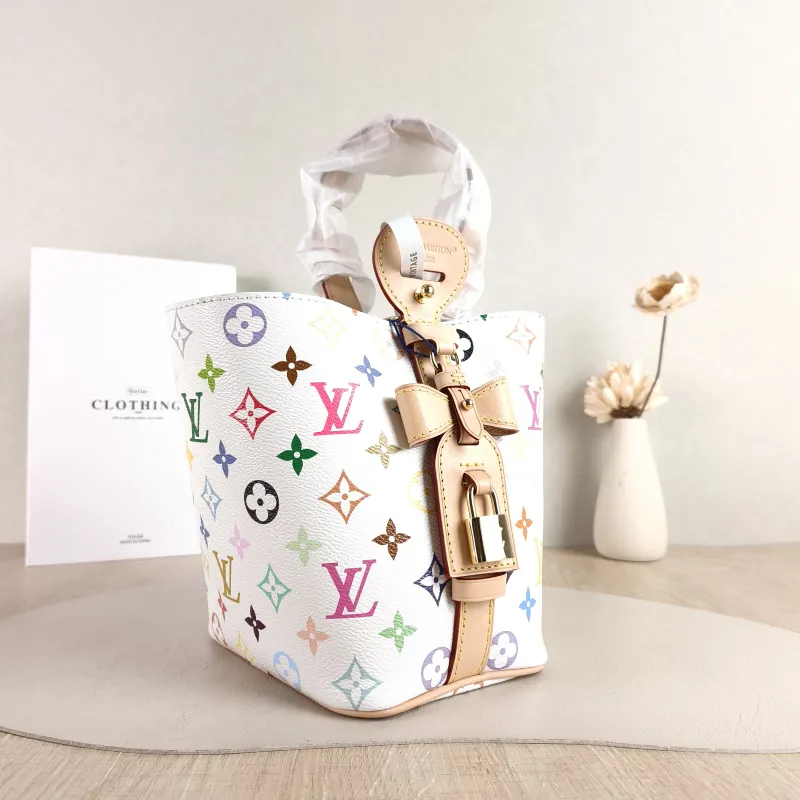 Louis Vuitton Top Handle Bag ALL IN BB Multicolore PVC BB 16 × 12 × 18 cm — cover view 4 of 5