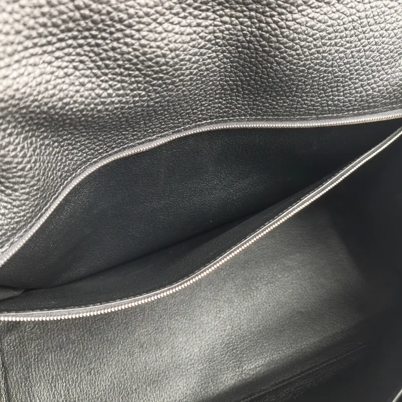 Hermès Crossbody Bag kelly 35 Black Togo Calfskin One Size 35 × 12 × 24 cm M Conditioned — detail view 10 of 12