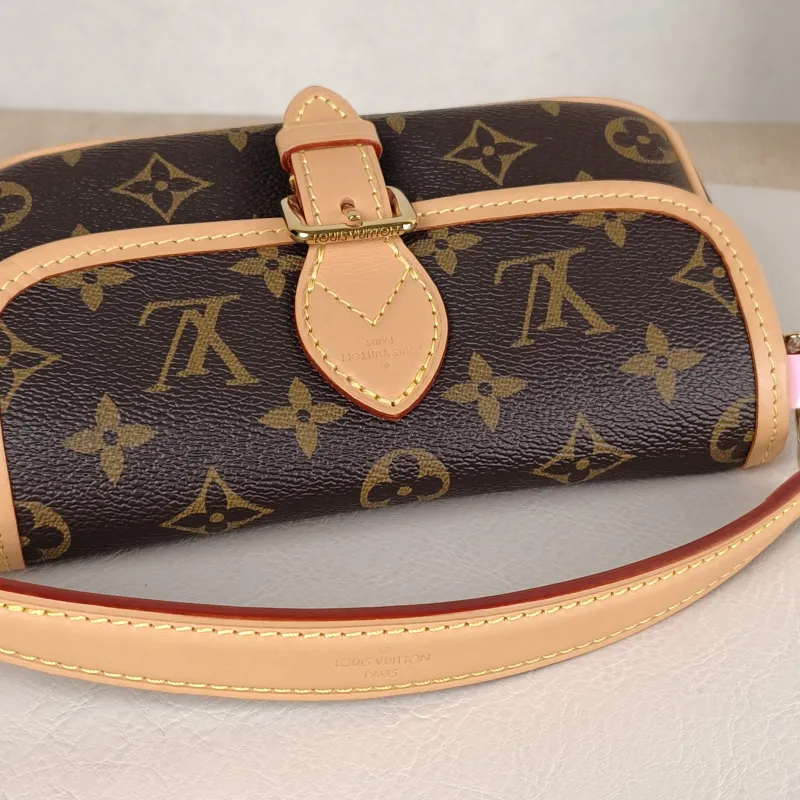 Louis Vuitton Crossbody Bag Diane Baguette Bag Monogram PV Cnano19 × 6 × 10.5 cm — detail view 5 of 12