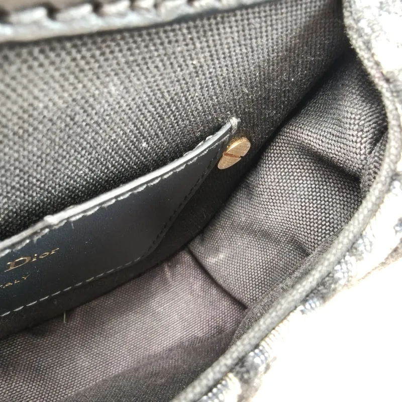 DIOR Crossbody Bag Bobby Blue Canvas Small18 × 5 × 14 cm — detail view 5 of 17