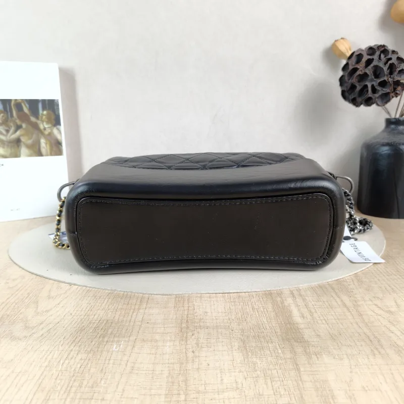 Chanel Crossbody Bag Gabrielle Gabrielle Bag Black CC alfskin Large28 × 10 × 23 cm — cover view 5 of 5