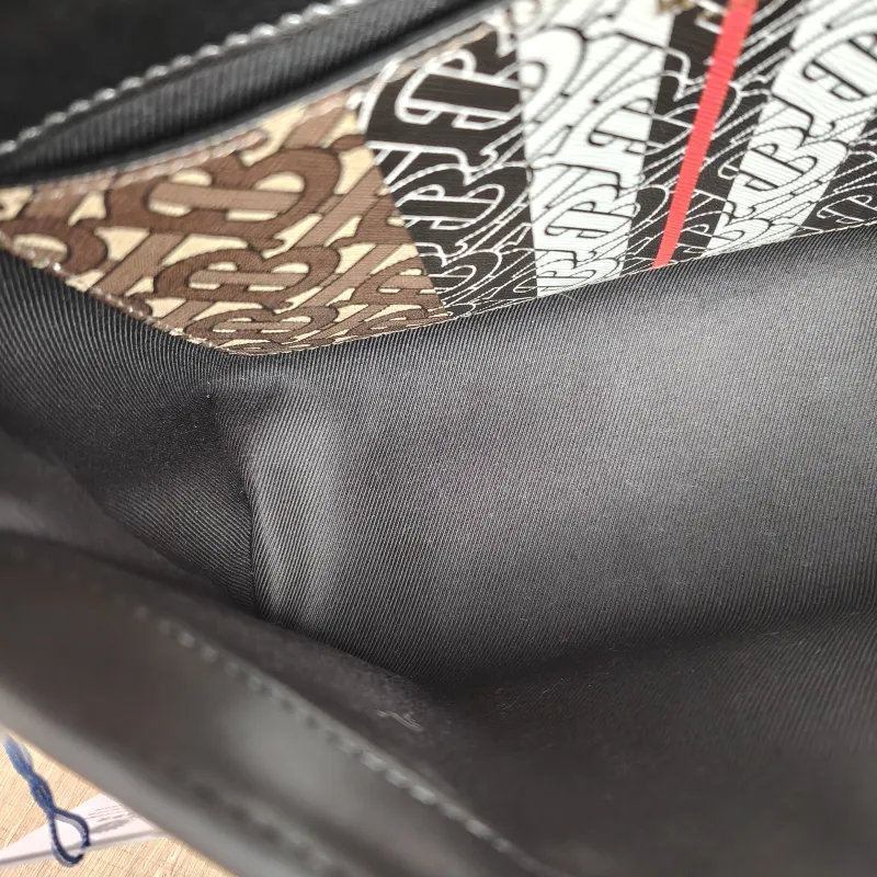 BURBERRY Crossbody Bag note Messenger Bag Colorblock PVC One Size 25 × 8 × 18 cm — detail view 4 of 12