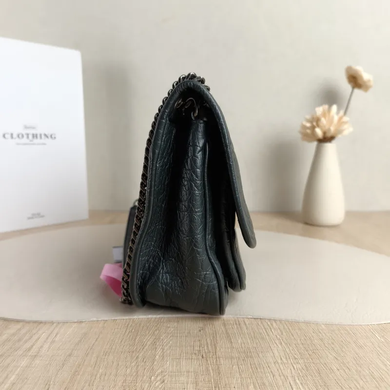 SAINT LAURENT Crossbody Bag Niki Green D Waxed Leather Small21 × 7.5 × 16 cm — detail view 7 of 12