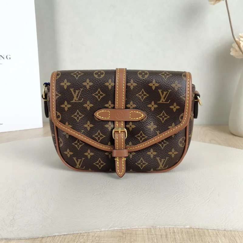 Louis Vuitton Crossbody Bag SOLO Monogram PVC One Size 16 × 4 × 12 cm Shoulder Strap