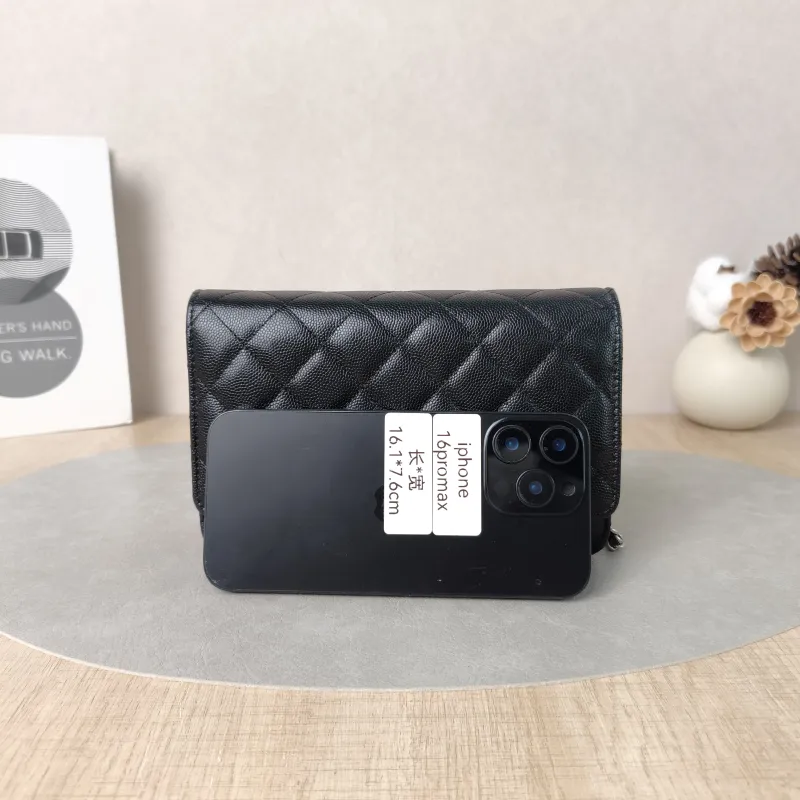 Chanel Crossbody Bag CF WOCWOC Bag Black Calfskin One Size19.2 × 3.5 × 12.3 cm — cover view 4 of 6