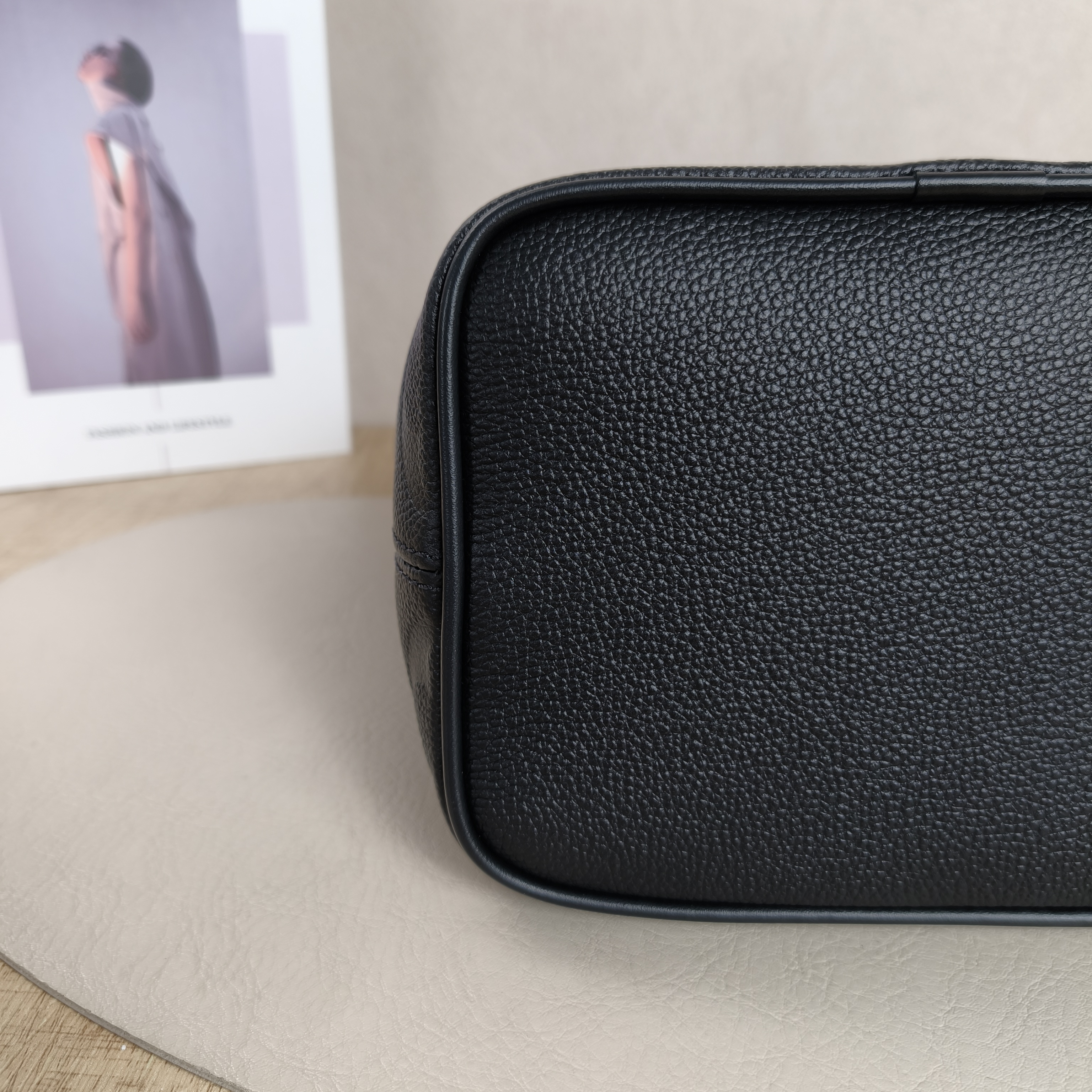 Louis Vuitton Top Handle Bag ALL IN BB Black Monogram Empreinte Embossed Calfskin BB18 × 12 × 16 cm — cover view 9 of 12