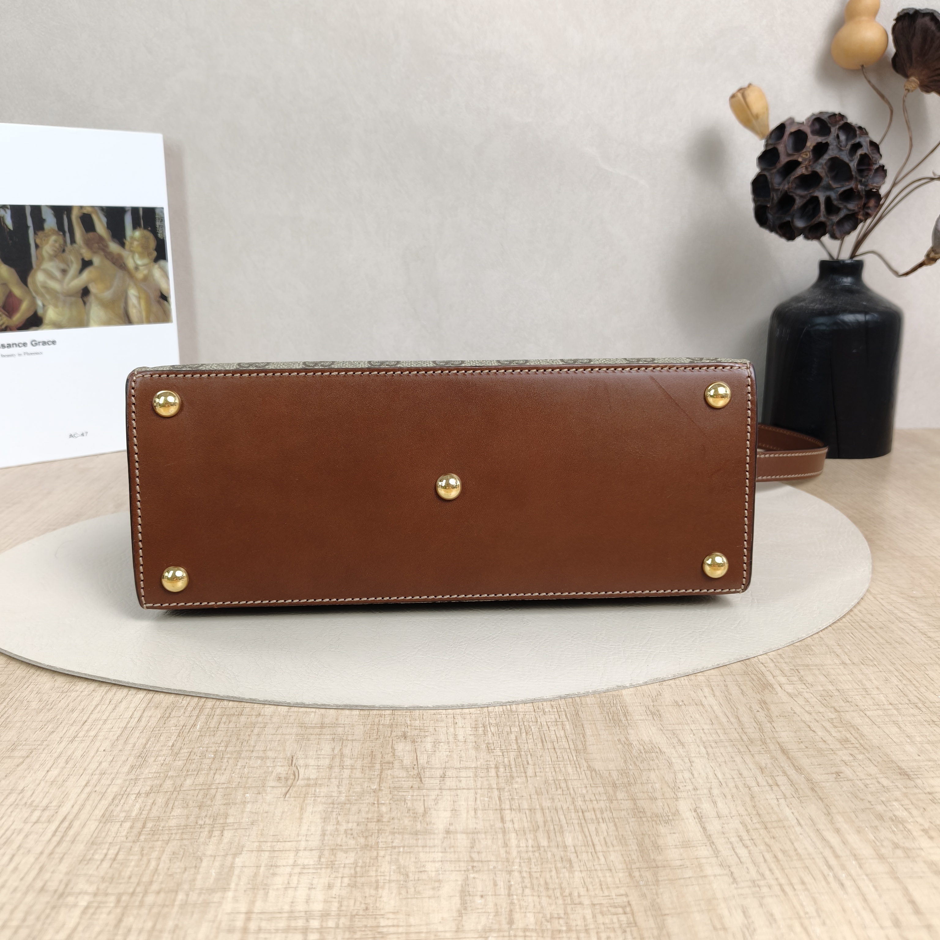 GUCCI Top Handle Bagpadlock Collection Top Handle Bag Monogram PVC One Size28 × 10.5 × 19 cm — cover view 5 of 5