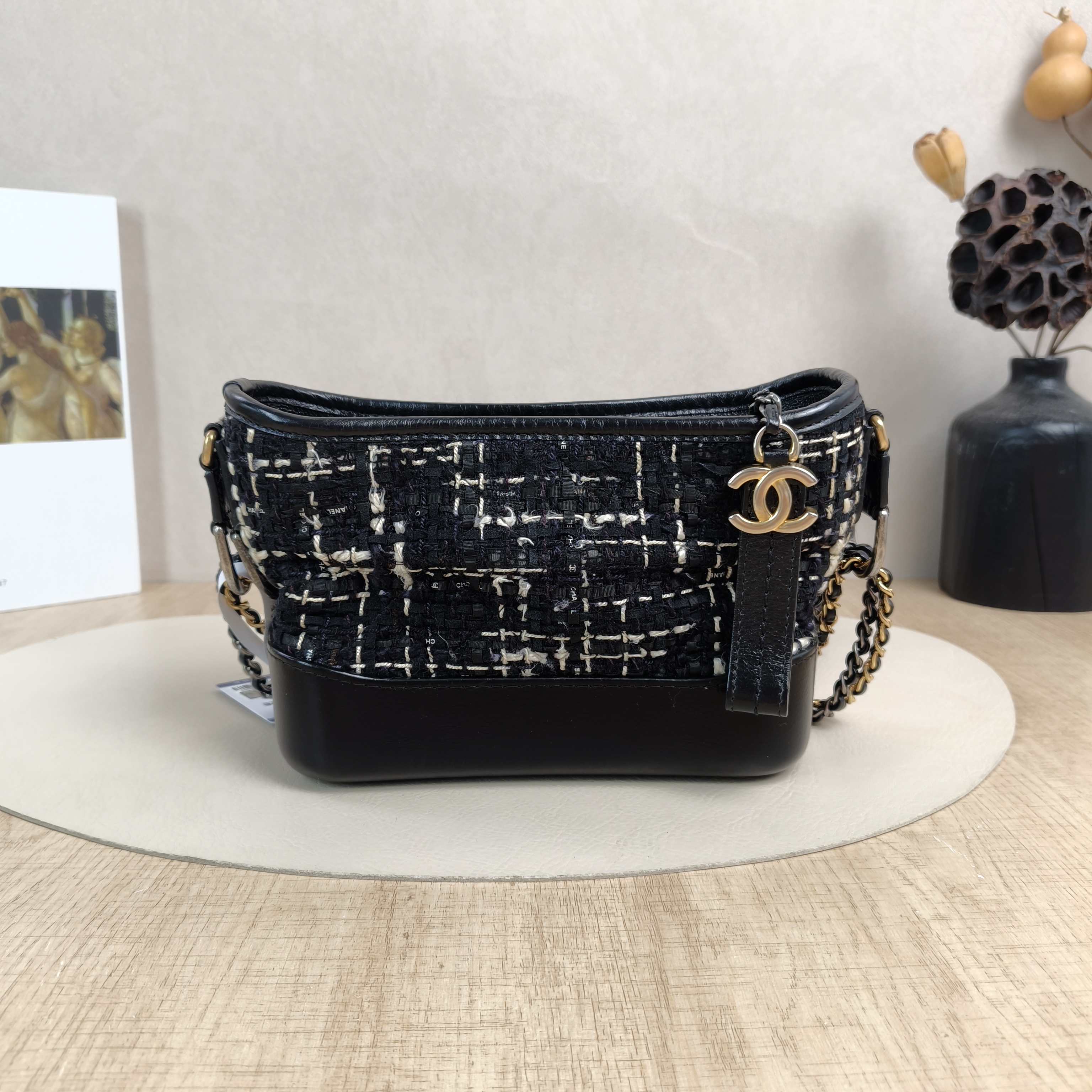 Chanel Crossbody Bag Gabrielle Gabrielle Bag Black Small20 × 8 × 15 cm