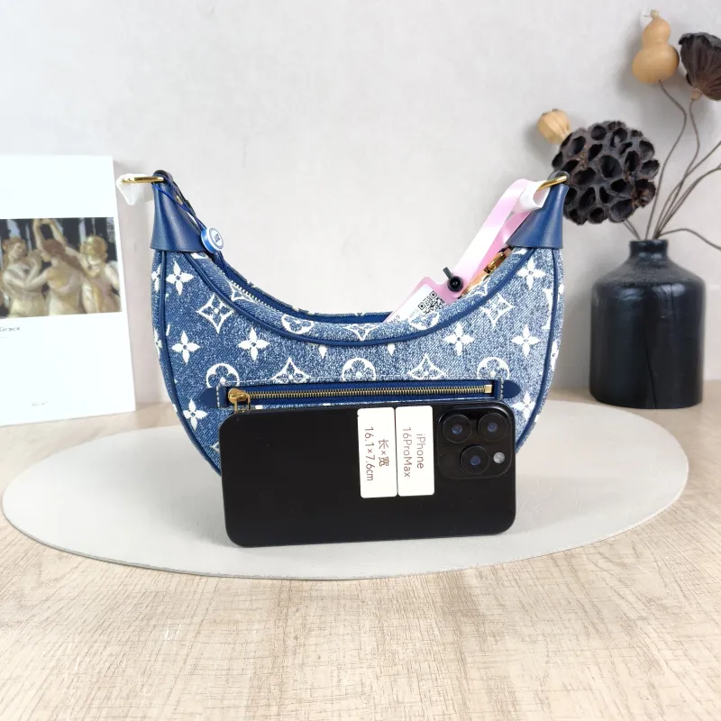 Louis Vuitton Crossbody Bag Loop Blue Small 23 × 6 × 13 cm — cover view 4 of 6