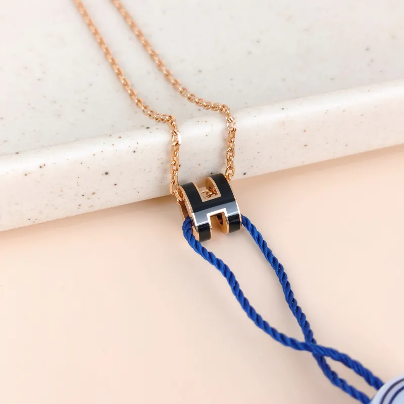 Hermès Necklace Pop HN ecklace Black Mini 39cm — cover view 4 of 8