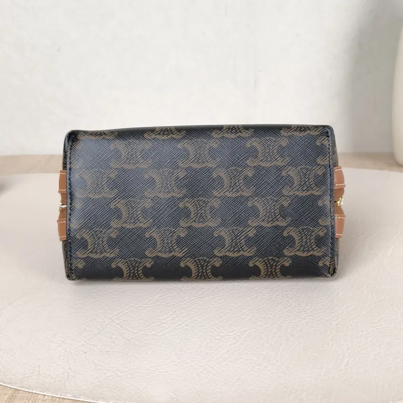 CELINE Cosmetic Bag Triomphe Cosmetic Bag Monogram PVC Small 14 × 8 × 9.5 cm — cover view 6 of 6