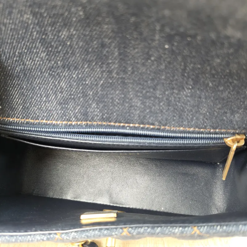 Chanel Crossbody Bag Classic Flap Large Mini CF Mini Navy mini 20 × 6 × 12 cm — detail view 5 of 12