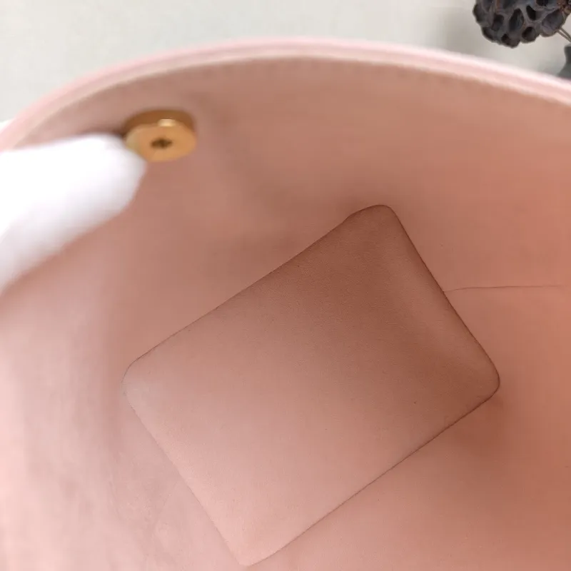 Louis Vuitton Top Handle Bag ALL IN BB · White Empreinte Embossed Calfskin BB16 × 12 × 18 cm — detail view 5 of 12