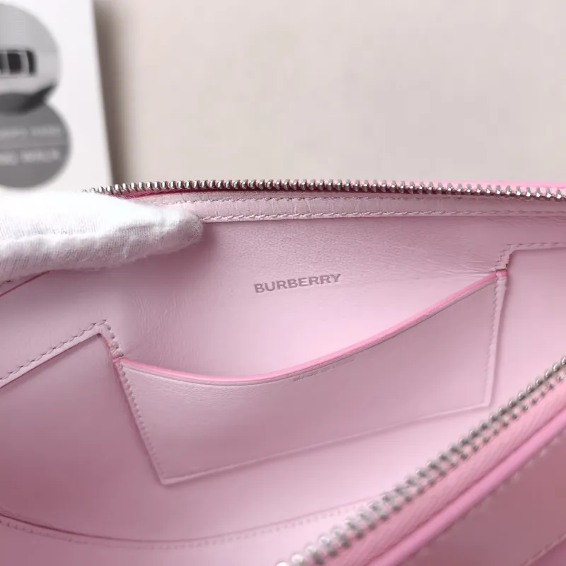 BURBERRY Shoulder Bag Shoulder Bag Pink Calfskin One Size 22.5 × 4.5 × 14 cm — detail view 2 of 11