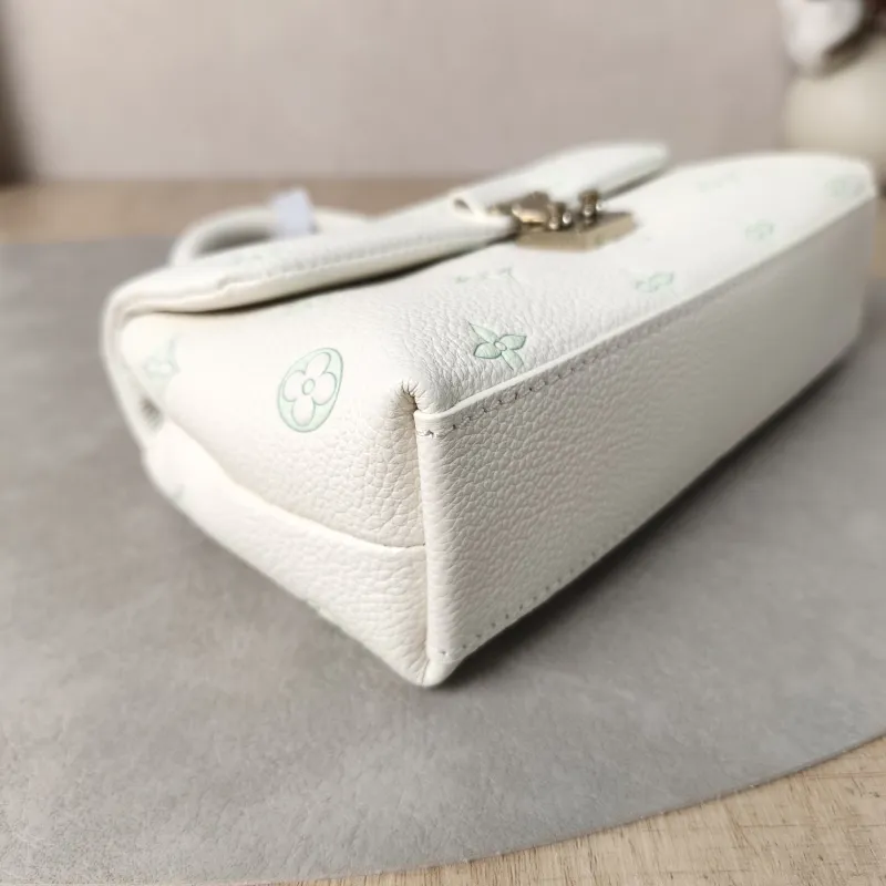 Louis Vuitton Crossbody Bag MADELEINE White · Green Calfskinnano21 × 6 × 12.5 cm — detail view 3 of 14