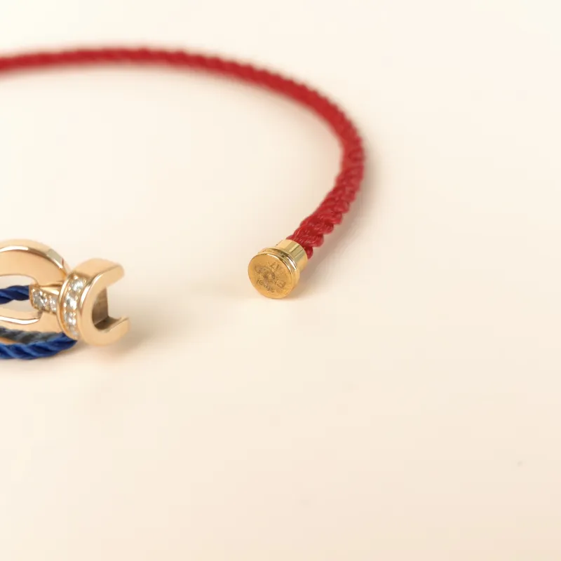 FRED Bracelet Force 10 Collection Bracelet Gold18K Diamond Medium 2cm 16.5cm — cover view 6 of 8