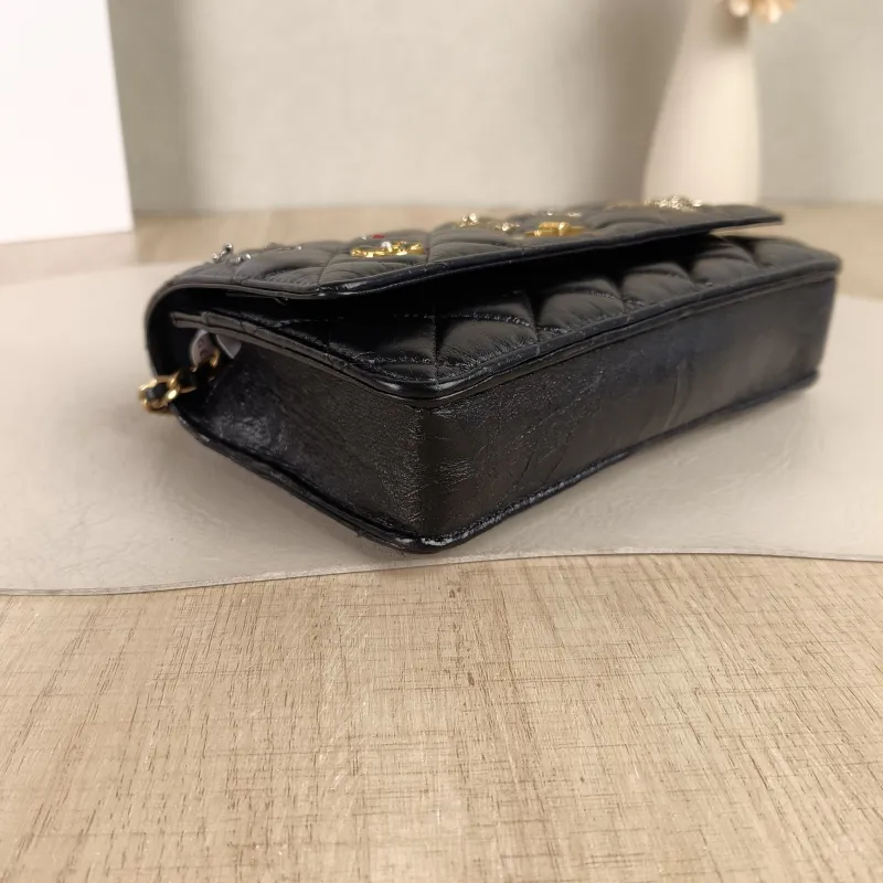 Chanel Crossbody Bag2.55 woc Black Edition Calfskin One Size19.2 × 3.5 × 12.3 cm — detail view 1 of 17
