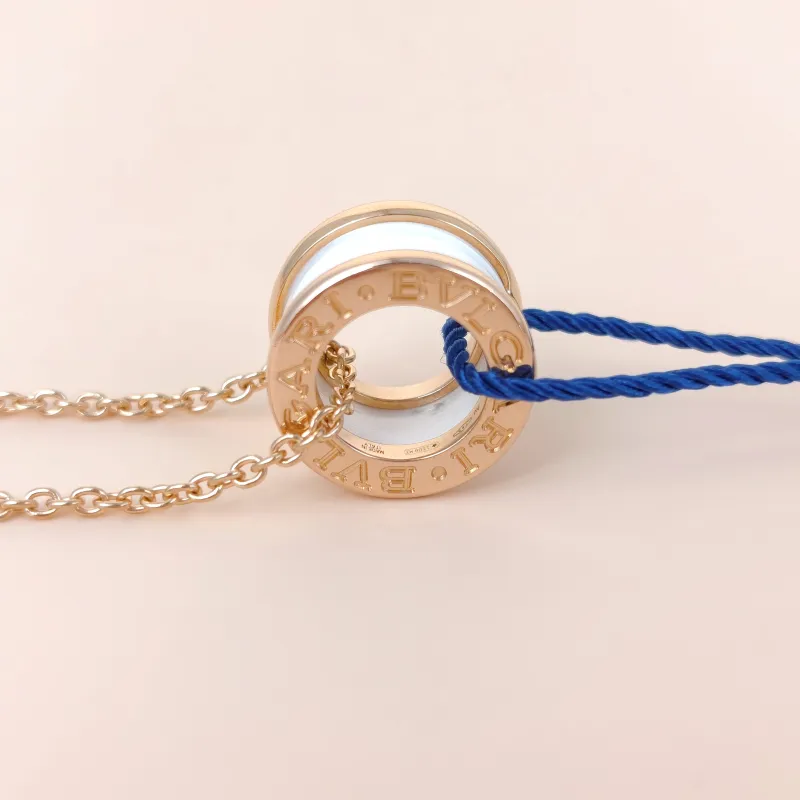 Bvlgari Necklace B.ZERO1Collection White Rose Gold 18KR ose Gold One Size 44cm — cover view 9 of 9